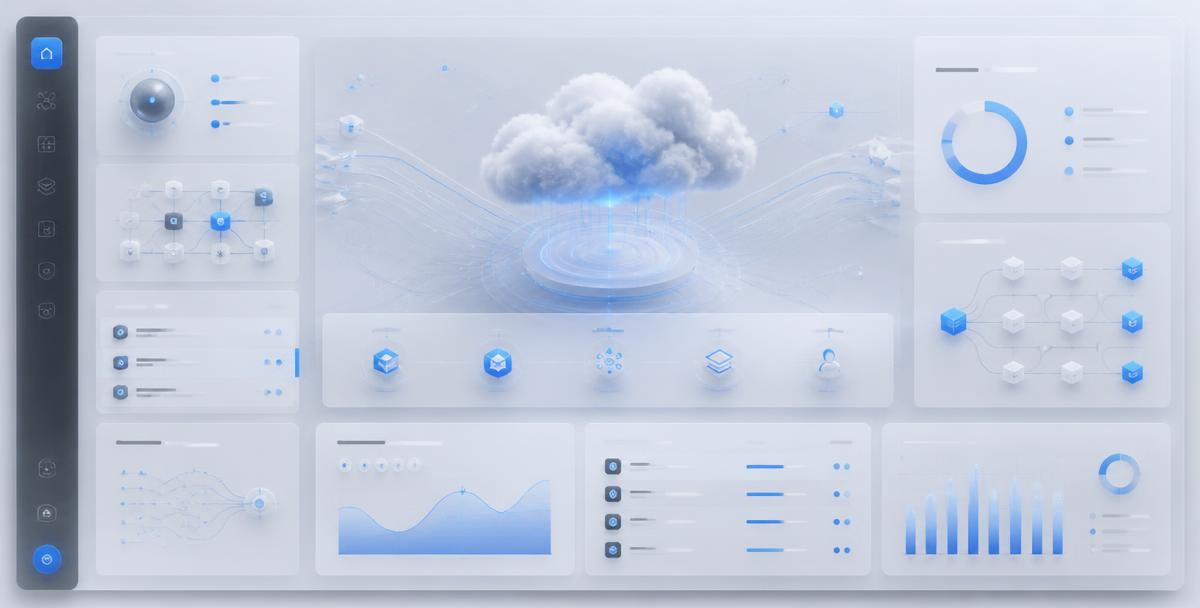 Zyraxon Pro cloud agent dashboard concept